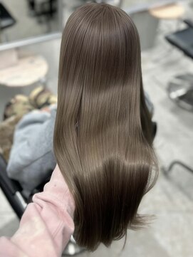 ペレ アネックス 大阪梅田茶屋町店(PELE ANNEX) 黒髪/クラゲヘアー/オリーブグレー/小顔/ココアベージュ/梅田