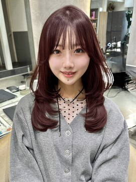 ロンドネートゥル 新潟(Lond naitre) ダークアッシュ/似合わせカット/レイヤーカット(新潟/万代）