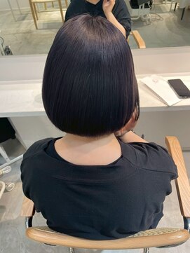  fit stand 千葉/ショートボブ/カット/パーマ/ダブルカラー/トリートメント/縮毛矯正 イメチェン/ピンクベージュ/アンブレラカラー[千葉]