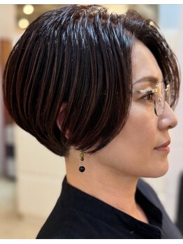 桜デコ ティンプル店(DECO)の写真/グレイカラー（白髪染め）でもお洒落な仕上がりに！艶感と透明感が手に入る!!気軽に通える価格帯も嬉しい♪