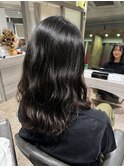20代30代40代◎暗髪×ゆるふわデジタルパーマ大人かわいい