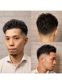 グレイスフルバーバー 新宿パークタワー店 “ニュアンスパーマ”でラフさを。万人受け大人爽やかなスタイル