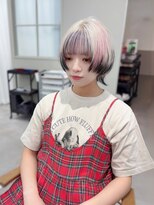 モリオフロムロンドン 大宮店(morio from London)&nbsp;【坪井】エンドカラー× ピンク バイオレット