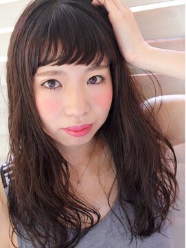 ヘアーアンドメイク フォルス(HAIR&MAKE FORS) 【FORS】西田ゆか　重たく見えない☆濡れ髪ウエーブ