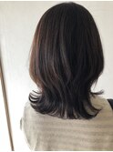 外ハネでナチュラルフェミニン
