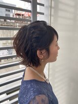 ジーナ 博多(Zina)&nbsp;【Zina】ボブウルフ/カーキグレージュ/20代30代40代