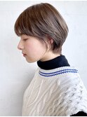ブラウンショート_ミニウルフテラコッタくすみブルー_ba324012