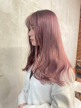 ソルトウォーター(SALT WATER) ハイブリーチでつくる ピンクベージュ