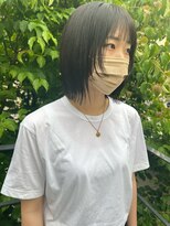 ツイギー 宮西店(TWiGGY)&nbsp;顔周りレイヤーにすっきり外ハネボブ