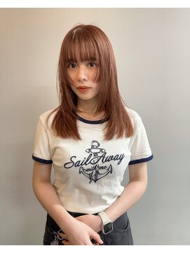 タロ(TALO) 【TALO】orange brown × layer cut