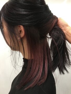 ヘアー アークス 上永谷店(hair ARKS) イヤリングカラー ロングボブ