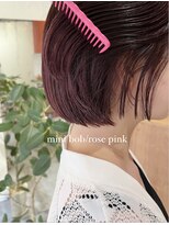 ユニ(uni)&nbsp;ミニボブ/ピンクカラー/丸みボブ/２０代/３０代/４０代