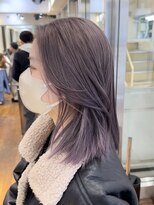 ダブ ギンザ(DaB ginza)&nbsp;ラベンダーグレージュ/顔まわりカット/ケアブリーチ/銀座