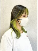 フェイスフレーミング/インナーカラー/ネオンカラー