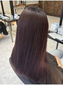 20代30代40髪質改善ナチュラルボブ透明感 ピンクアッシュ
