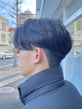 ヘアリゾート クオリア(hair resort Quaria by piece) 毛流れニュアンスパーマセンターパート