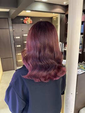 カラコレ(Cara Core) ワインレッド