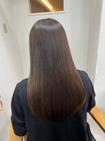 クラン 岡本(Chlan)&nbsp;髪質改善　美髪ストレート　ナチュラルアッシュブラウン