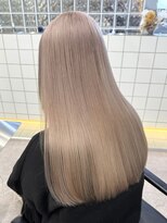 ラベンダーグレージュミディアムウルフラベンダーベージュカラー