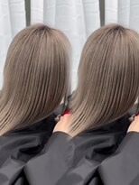 メゾン 心斎橋店(Maison)&nbsp;心斎橋/ブリーチ/ダブルカラー/ミルクティーベージュ