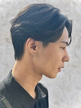 アノ 別府店(Ano.) 別府ニュアンスパーマセンターパートフェザーパーマ毛流れパーマ