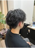 メンズスパイラルパーマ