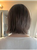 天神大名顔周りレイヤーカットミディアムボブタッセルボブパーマ