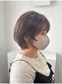 ナチュラルハイライトショートボブ【suiw】昭和町/天王寺/阿倍野