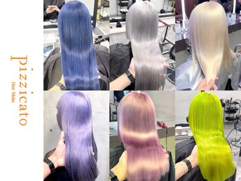 pizzicato 原宿/ブリーチ/ダブルカラー/レイヤーカット/ウルフカット【ピチカート】