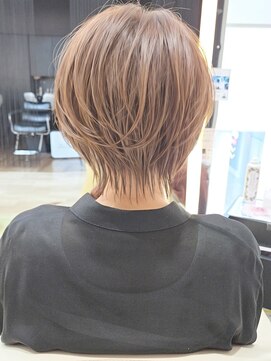 イメチェン丸みショートナチュラルボブ30代40代50代田嶋49