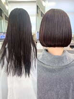 アルテヘアー(arte HAIR)&nbsp;【arteHAIR】BeforeAfterあり/ショートボブ/デザインカット