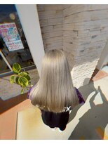 スタイルジャパン 新都心店(style JAPAN)&nbsp;【髪質改善カラー】 ホワイトベージュ／ハイトーンカラー