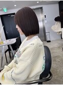 タッセルボブ×春カラー