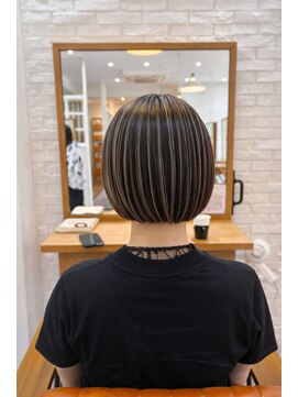 ジプソ 池袋西口(Gypso) 【ハイライトで白髪ぼかし】ハイライト＋カラー＋カット