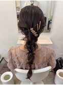 編みおろしアレンジ