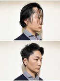 20代30代40代M字アップバングメンズショート名古屋国際センター