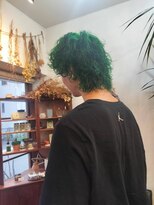 ヘアーサロン サボイア ウィズ ドッグ(SAVOIA with DOG)&nbsp;１・５ブリーチ＋ワンカラー＋パーマ