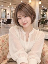 ラファンジュ ヘアー(Rohange hair)&nbsp;ハニーブラウン/バタフライカット/シアーバング