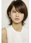 ●大人かわいい小顔ひし形ショートボブ20代30代40代