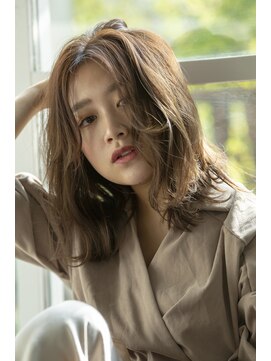 エデュコスゥリール(educo per sourile) センターパート×ミルクティーベージュ【自由が丘】