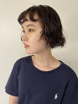 アローム(alom) ボブ×パーマ