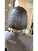 #黒髪#ボブルフ#ネビージュ#小顔#ワンレン