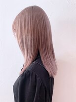 アイティーバイアルバム 下北沢店(IT by ALBUM)&nbsp;ラベンダーベージュストレート_ショコラベージュボブ_ba340082