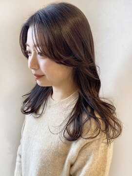 ボコカ(bococa) 【macana】くすみブラウン 顔まわりレイヤー