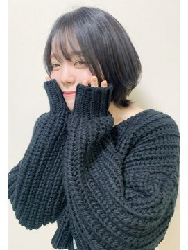 ヘアメイク マルナ 本店(HAIR MAKE MALUNA) 青ハイライト×キュートウルフ