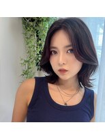 韓国風顔まわりレイヤータンバルモリ