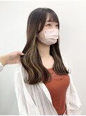 【横浜】インナーカラー×ベージュロング