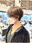 20代.30代.40代大人可愛いショートボブ丸みボブヘルシーショコラ