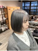 ハイトーンボブ ダークグレー