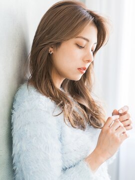 バルミー バイ エスドットブルーム 難波店(BALMY by S.BROOM) 【BALMY　難波】かきあげ韓国風くびれレイヤースタイル